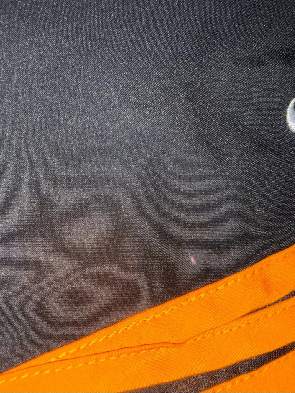Nike Black Shorts with Orange